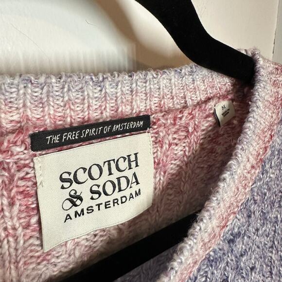 Scotch & Soda Amsterdam Women's Space Dye Ombre Stripe Sweater Size Medium - Picture 7 of 15